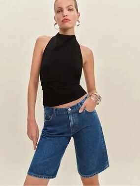 NWT Reformation Finley Low Rise 11” Baggy Jorts size 34